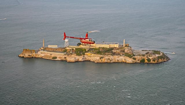 From Sausalito: San Francisco and Alcatraz Helicopter Tour