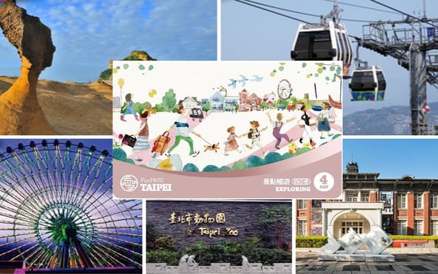 Taipei: FunPass Transport and 30 Attractions Access Card