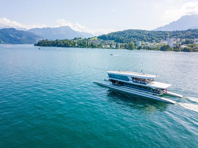 Ultimate Lake Lucerne Catamaran Cruise Experience