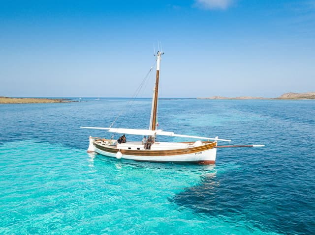 From Stintino: Asinara Vintage Sailing Boat Tour with Lunch