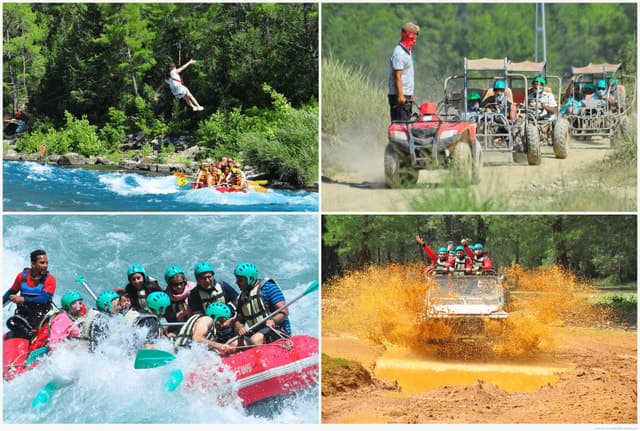 City of Side: Rafting, Zipline, Jeep, Buggy and Quad Combo