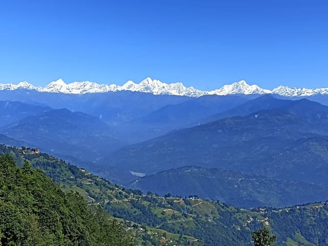 From Kathmandu: Everest View from Nagarkot & hike to Changu