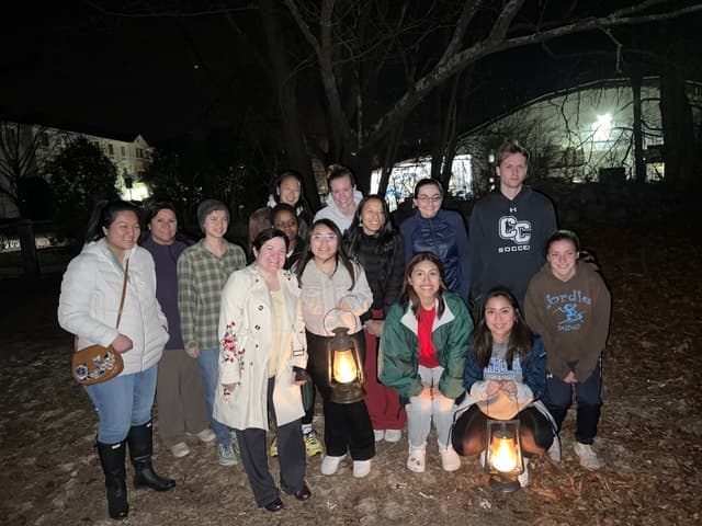 Mystic: Guided Graveyard Ghost Tour by Moonlight