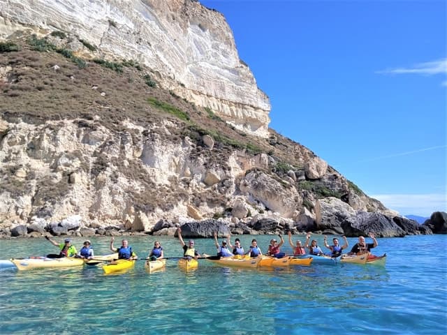 Cagliari: Guided Kayak Excursion in the Gulf of Cagliari