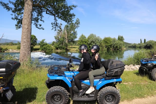 From Split: Three Rivers Quad Tour with Swimming and Lunch