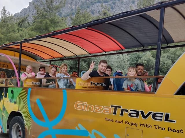 Kemer: Party Bus to Goynuk Canyon with Entrance Ticket