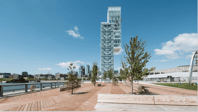 Montreal: Port of Montreal Tower Entry & Cruise Combo