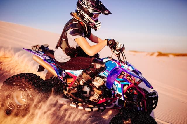 Agadir or Taghazout: Beach and Sand Dune Quad Biking w/Tea