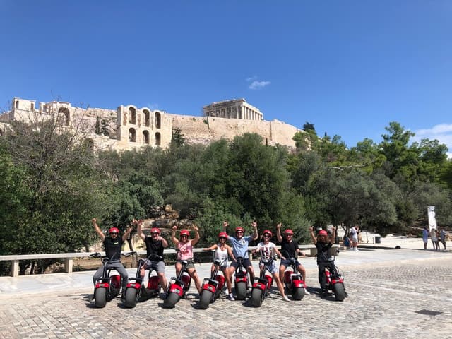 Athens: Guided E‑Scooter Tour with Acropolis Views