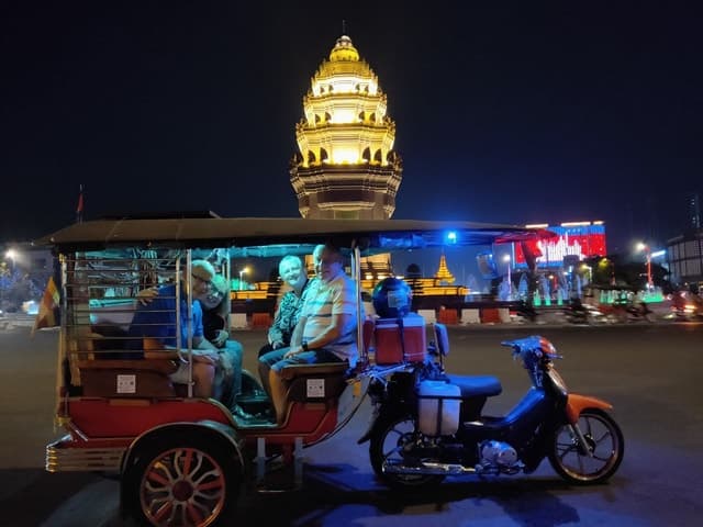 Visiting 9 Places in 3 hours by Khmer Traditional Tuk-Tuk