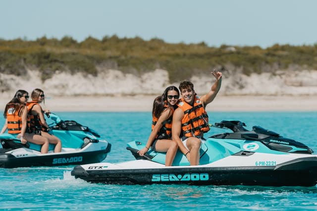 Puerto Pollensa: Guided Jet Ski Tour with Photos free