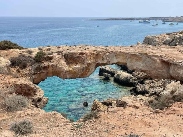 From Larnaca: Cape Greko Guided Tour with Transfers 5 Person