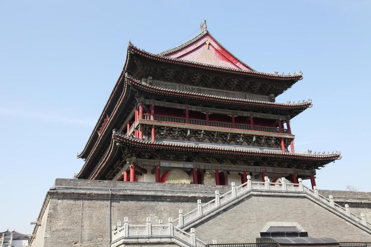 Bell and Drum Tower Square