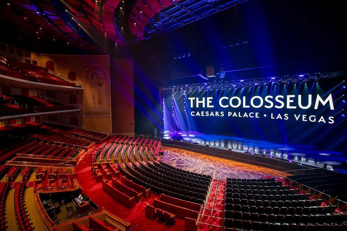The Colosseum at Caesars Palace
