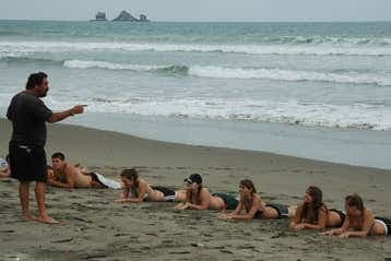 Surf Lesson at Machalilla National Park