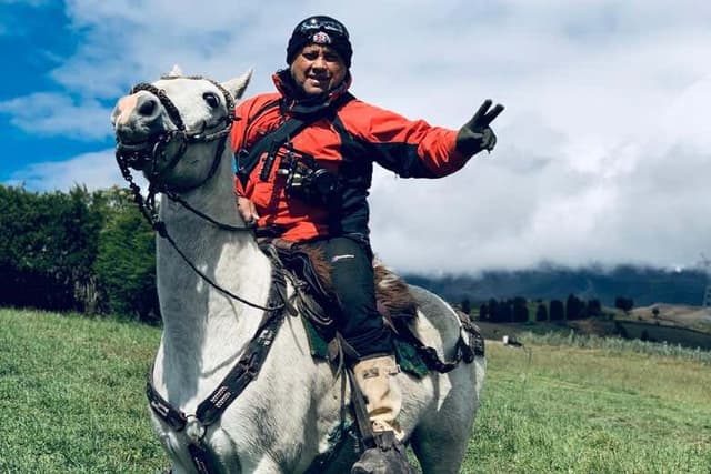 Horse Riding Activity at the Chimborazo Volcano