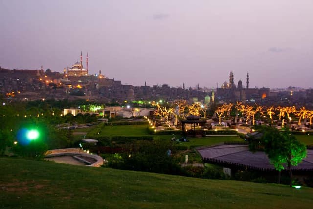 Night Tour of Al-Azhar Park & Dinner