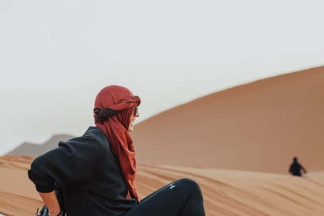 Sunrise or Sunset in the Merzouga Desert
