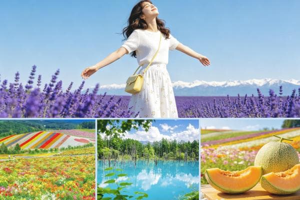 Hokkaido Furano & Biei Day Trip | Farm Tomita Lavender, Blue Pond, Shikisai-no-Oka | Optional All-You-Can-Eat Honeydew Melon | Departing from Sapporo