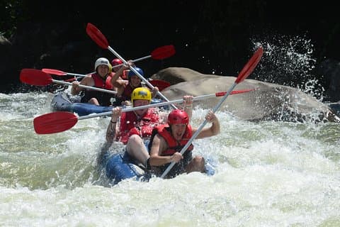 Tully River White Water Sports Rafting Half day ex Mission Beach