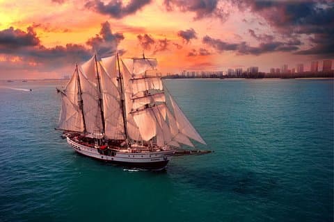 Royal Albatross - Sunset Sail Cruise with 5-Course Seated Dinner