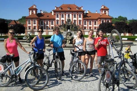 River & Park Bike Tour to Troja Chateau (Private small groups)
