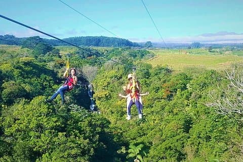 Big Island: 8-Zipline & Suspension Bridge Waterfall Adventure