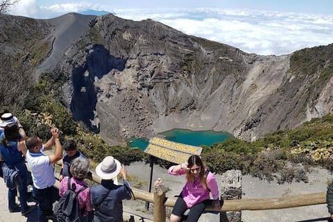 Irazu Volcano National Park, Cartago City and Orosi Valley from San Jose