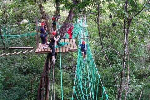 High Ropes Tour at Adventure Park from San Jose