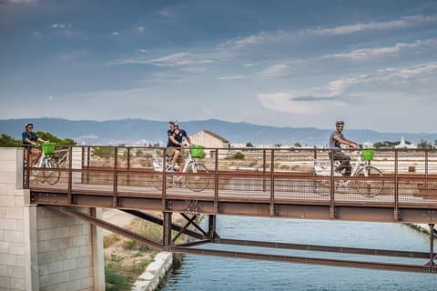 Cagliari E-Bike Tour: Gulf, Canals & Flamingos at Molentargius
