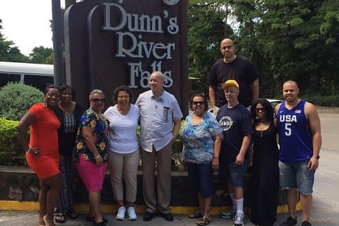 Jamaica Best Water Falls Tour,Mobay Bay to Dunn's River/Blue Hole