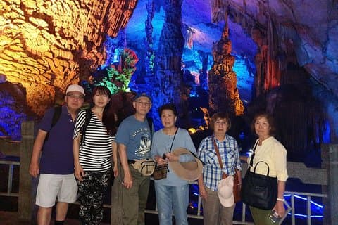 Guilin Reed Flute Cave & Yao mountain & Daxu old town day tour with the Lunch