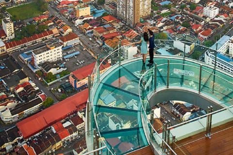 Penang Rainbow Skywalk at The Top Komtar Observation Deck Tickets