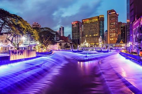 Glittering Night at Lake Symphony, River of Life & Saloma Bridge