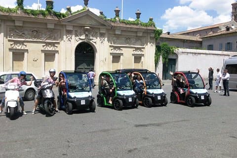 Private Tour to the Musts of Rome with e-Buggy