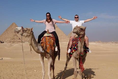 Grand Egyptian Museum & Pyramids & sphinx from Sharm el Sheikh