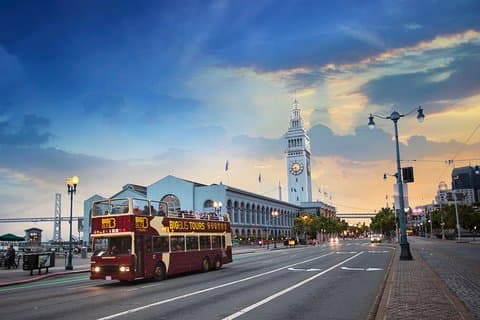 Big Bus San Francisco: Sightseeing Sunset Tour by Open-Top Bus