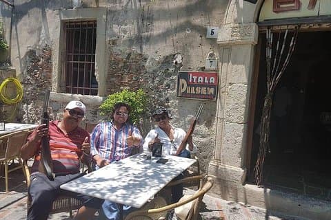 Private Godfather and Taormina Tour with Luxury Van