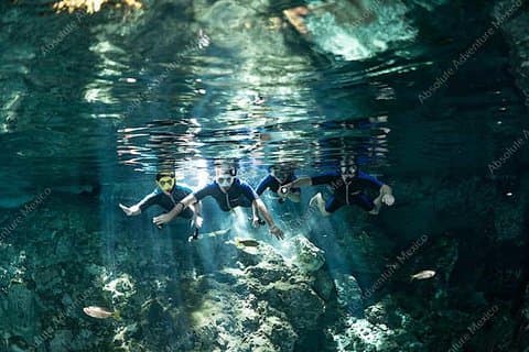 Cenote Dos Ojos Private Tour – Snorkeling & Mayan Lunch