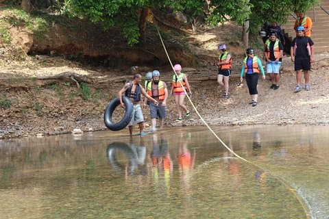 Cave Tubing and Zip line Combo Tour from Belize City with Belizean Lunch Special