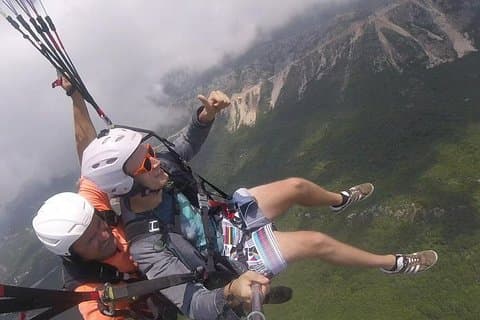 Bečići Standard Tandem Paragliding for First-Time Flyers