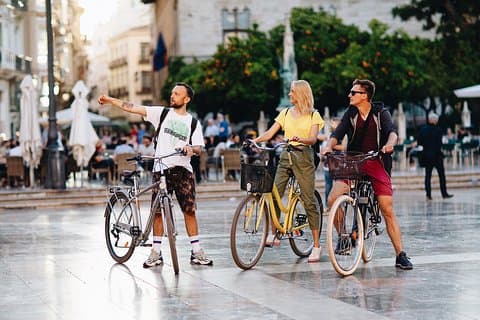 Valencia Old Town Private Tour by Bike or Electric Ride