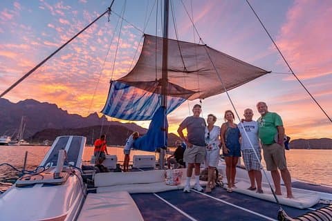Sunset Appetizers & Open Bar Catamaran Cruise