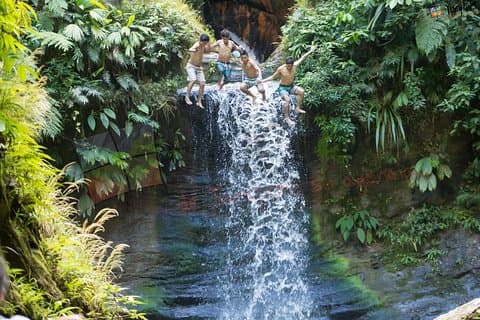 Carpishuyacu Falls with Thermal Baths of San Jose