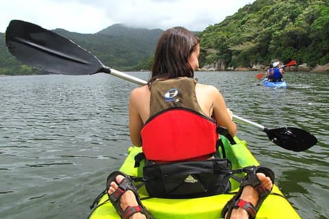Kayaking in Red River Park by Adrenailha