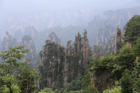 Glass Bridge,Yuanjiajie Avatar Mountain&Tianzi Mountain day tour