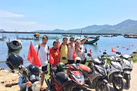 Motorbike Experience Hue to Hoi An Over Via Hai Van pass with Amazing Easy Rider