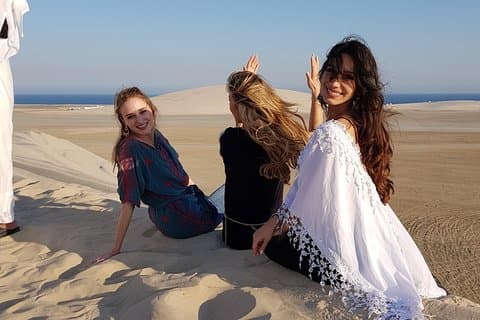 4 Hour Desert Safari, Camel Ride & Inland Sea Beach