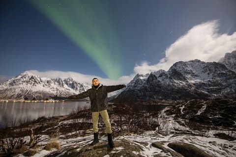 Aurora Capture with Photographer