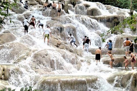 Blue Hole plus Secret Falls & Dunn's River Falls from Grand Palladium
